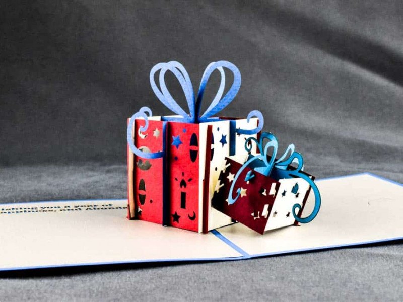 Company Gifts 3D Pop Up Card Design